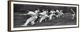 Tug-Of-War at the Mill Hill Junior School Sports Day, London, 1926-1927-null-Framed Premium Giclee Print