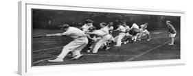 Tug-Of-War at the Mill Hill Junior School Sports Day, London, 1926-1927-null-Framed Premium Giclee Print