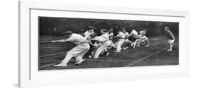 Tug-Of-War at the Mill Hill Junior School Sports Day, London, 1926-1927-null-Framed Giclee Print
