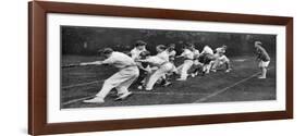 Tug-Of-War at the Mill Hill Junior School Sports Day, London, 1926-1927-null-Framed Giclee Print