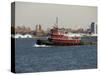 Tug on Hudson River, Manhattan, New York City, New York, United States of America, North America-Robert Harding-Stretched Canvas