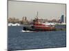 Tug on Hudson River, Manhattan, New York City, New York, United States of America, North America-Robert Harding-Mounted Photographic Print