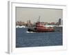 Tug on Hudson River, Manhattan, New York City, New York, United States of America, North America-Robert Harding-Framed Photographic Print