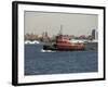 Tug on Hudson River, Manhattan, New York City, New York, United States of America, North America-Robert Harding-Framed Photographic Print