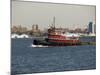 Tug on Hudson River, Manhattan, New York City, New York, United States of America, North America-Robert Harding-Mounted Photographic Print