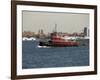 Tug on Hudson River, Manhattan, New York City, New York, United States of America, North America-Robert Harding-Framed Photographic Print