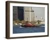 Tug on Hudson River, Manhattan, New York City, New York, USA-R H Productions-Framed Photographic Print