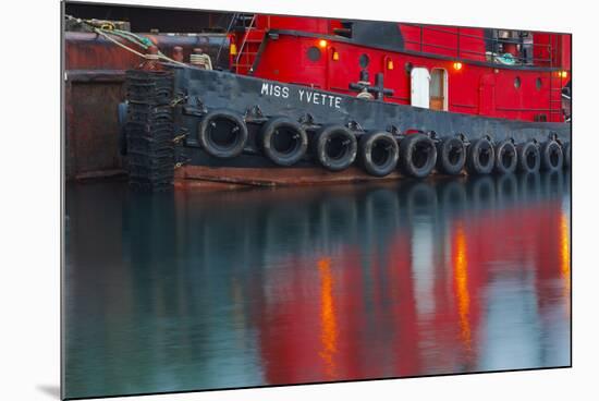 Tugboat Alongside the Barge, Cape Cod, Portsmouth, New Hampshire-Jerry & Marcy Monkman-Mounted Photographic Print