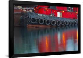 Tugboat Alongside the Barge, Cape Cod, Portsmouth, New Hampshire-Jerry & Marcy Monkman-Framed Photographic Print