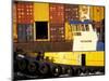 Tugboat and Container Barge, Duwamish River, Washington, USA-William Sutton-Mounted Photographic Print