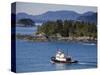 Tugboat in Sitka Sound, Baranof Island, Southeast Alaska, United States of America, North America-Richard Cummins-Stretched Canvas