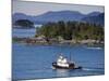 Tugboat in Sitka Sound, Baranof Island, Southeast Alaska, United States of America, North America-Richard Cummins-Mounted Photographic Print