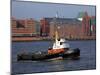 Tugboat on River Elbe, Hamburg Harbour, Germany, Europe-Hans Peter Merten-Mounted Photographic Print