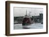 Tugboat Pulling Ore Carrier-Ron Kuntz-Framed Photographic Print