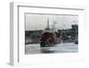 Tugboat Pulling Ore Carrier-Ron Kuntz-Framed Photographic Print
