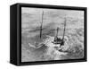 Tugboat Sinking in the English Channel-null-Framed Stretched Canvas