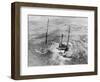 Tugboat Sinking in the English Channel-null-Framed Photographic Print