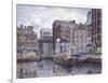 Tugboats And Tenements-Stanton Manolakas-Framed Giclee Print