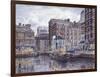 Tugboats And Tenements-Stanton Manolakas-Framed Giclee Print