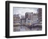 Tugboats And Tenements-Stanton Manolakas-Framed Giclee Print