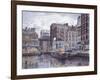 Tugboats And Tenements-Stanton Manolakas-Framed Premium Giclee Print