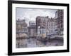 Tugboats And Tenements-Stanton Manolakas-Framed Premium Giclee Print