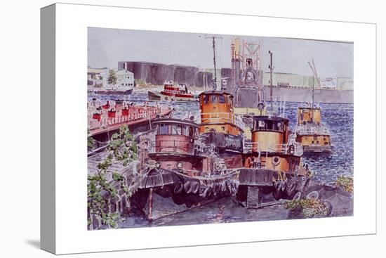 Tugboats, Kill Van Kull, Staten Island, New York, 2003-Anthony Butera-Stretched Canvas