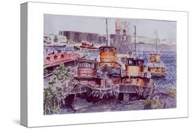 Tugboats, Kill Van Kull, Staten Island, New York, 2003-Anthony Butera-Stretched Canvas