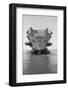 Tugboats Pushing the Aircraft Carrier John F. Kennedy-null-Framed Photographic Print