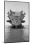 Tugboats Pushing the Aircraft Carrier John F. Kennedy-null-Mounted Photographic Print