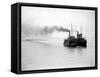 Tugs R.P. Elmore and Irene Underway, Circa 1912-Asahel Curtis-Framed Stretched Canvas