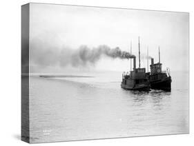Tugs R.P. Elmore and Irene Underway, Circa 1912-Asahel Curtis-Stretched Canvas