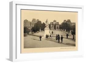 Tuileries Garden-null-Framed Art Print