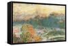 Tuileries-Claude Monet-Framed Stretched Canvas