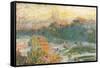 Tuileries-Claude Monet-Framed Stretched Canvas