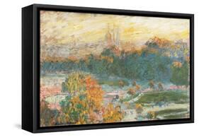 Tuileries-Claude Monet-Framed Stretched Canvas