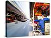 Tuk Tuk Driver Speeding in Bangkok, Thailand, Southeast Asia, Asia-Matthew Williams-Ellis-Stretched Canvas