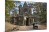 Tuk Tuk Going Through Victory Gate, Angkor Thom, Angkor World Heritage Site, Siem Reap, Cambodia-David Wall-Mounted Photographic Print