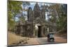 Tuk Tuk Going Through Victory Gate, Angkor Thom, Angkor World Heritage Site, Siem Reap, Cambodia-David Wall-Mounted Photographic Print