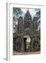 Tuk Tuk Going Through Victory Gate, Angkor Thom, Angkor World Heritage Site, Siem Reap, Cambodia-David Wall-Framed Photographic Print