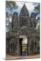Tuk Tuk Going Through Victory Gate, Angkor Thom, Angkor World Heritage Site, Siem Reap, Cambodia-David Wall-Mounted Photographic Print