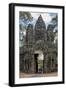 Tuk Tuk Going Through Victory Gate, Angkor Thom, Angkor World Heritage Site, Siem Reap, Cambodia-David Wall-Framed Photographic Print