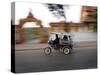 Tuk Tuk Racing Through Vientiane, Laos, Indochina, Southeast Asia, Asia-Andrew Mcconnell-Stretched Canvas