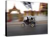 Tuk Tuk Racing Through Vientiane, Laos, Indochina, Southeast Asia, Asia-Andrew Mcconnell-Stretched Canvas