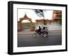 Tuk Tuk Racing Through Vientiane, Laos, Indochina, Southeast Asia, Asia-Andrew Mcconnell-Framed Photographic Print