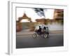 Tuk Tuk Racing Through Vientiane, Laos, Indochina, Southeast Asia, Asia-Andrew Mcconnell-Framed Photographic Print