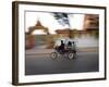 Tuk Tuk Racing Through Vientiane, Laos, Indochina, Southeast Asia, Asia-Andrew Mcconnell-Framed Photographic Print
