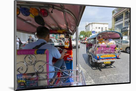 Tuk Tuk ride through Bangkok, Bangkok, Thailand, Southeast Asia, Asia-Frank Fell-Mounted Photographic Print