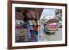 Tuk Tuk ride through Bangkok, Bangkok, Thailand, Southeast Asia, Asia-Frank Fell-Framed Photographic Print