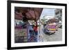 Tuk Tuk ride through Bangkok, Bangkok, Thailand, Southeast Asia, Asia-Frank Fell-Framed Photographic Print